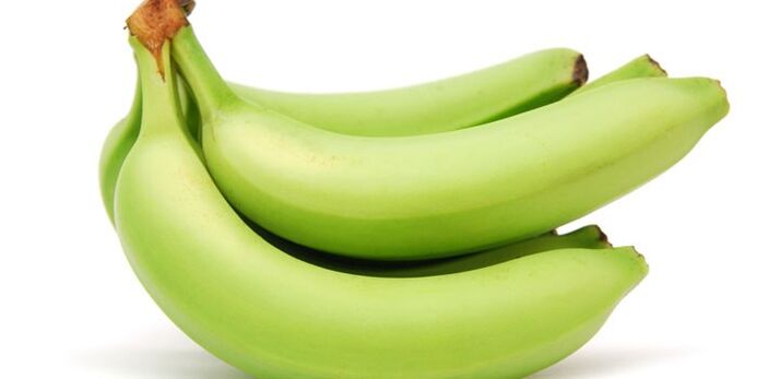 groene bananen om af te vallen
