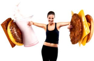 junkfood voor gewichtsverlies