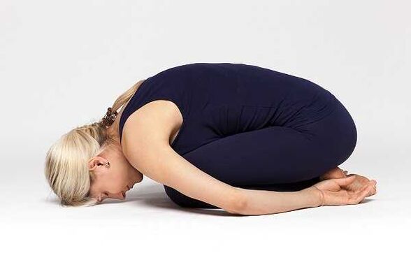 De pose van het kind (Balasana)