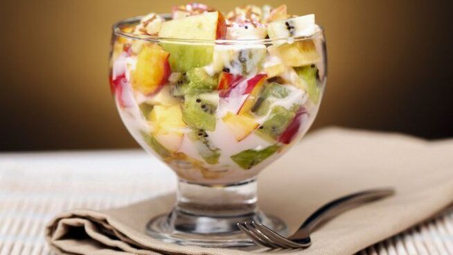 fruitsalade op dieet
